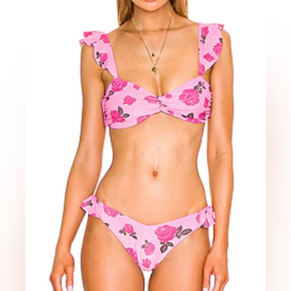 Beach Riot Pink Bikini Set